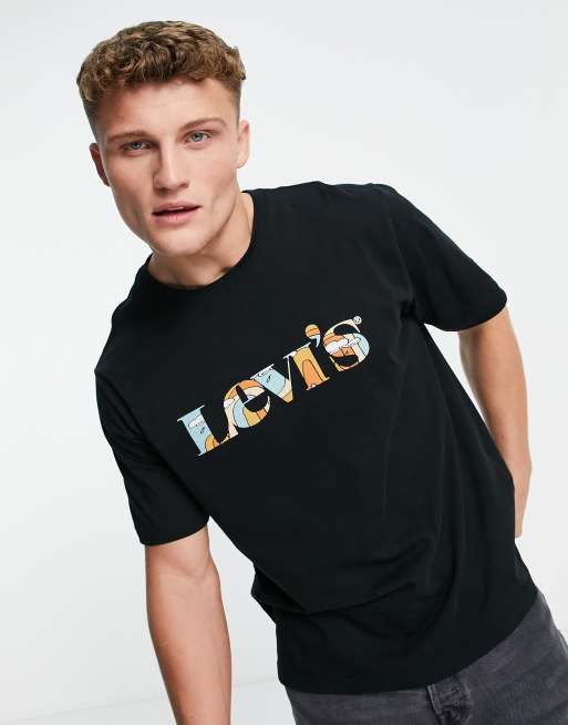 Levi's – Locker geschnittenes T-Shirt in Schwarz mit MV-Logobox auf der Brust, exklusiv bei ASOS, 3 von 4