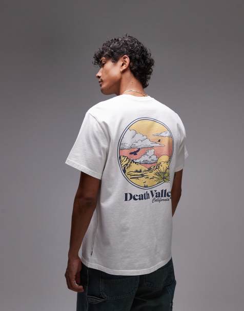Levi's – Locker geschnittenes T-Shirt in Weiß mit Dead-Valley-Logoprint am Rücken - view 1