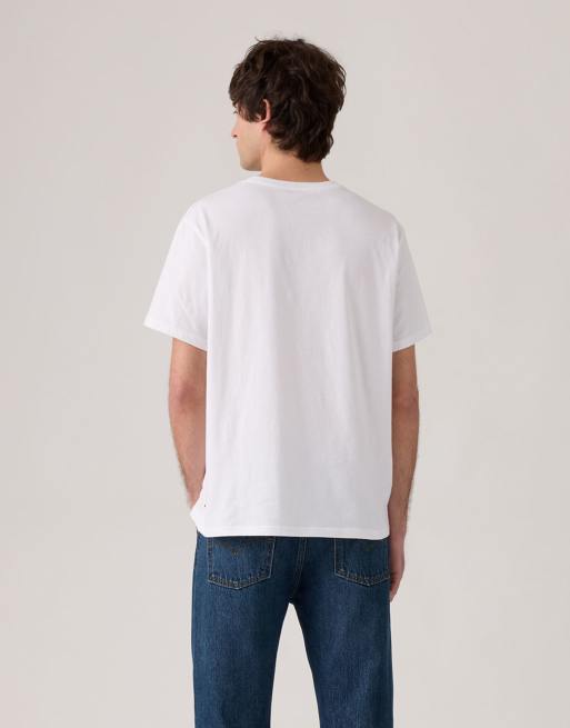 Levi's – Locker geschnittenes T-Shirt in Weiß mit Grafik, 4 von 4