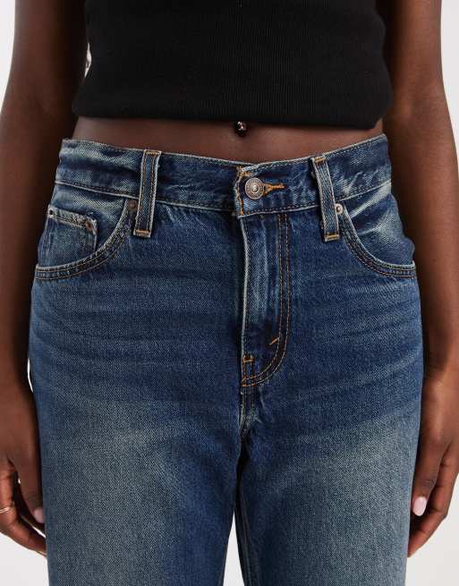 Levi's lockere Middy Bootcut-Jeans in Mittelblau, 5 von 5