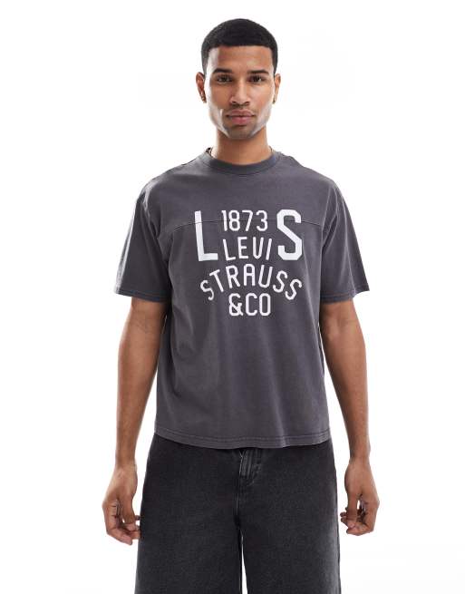 Levi's lockwood athletic practice t-shirt in washed black, 2 of 4