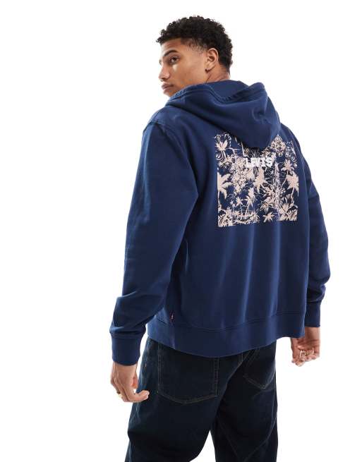 Levi's floral hoodie sale