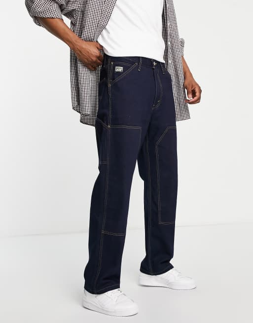 Levi's - Logger - Jean style charpentier - Bleu marine foncé délavé