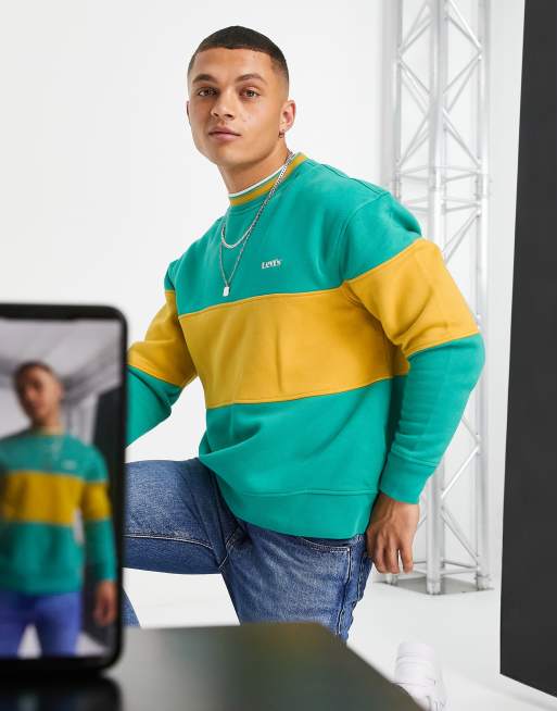 Levi's colour block jumper sale