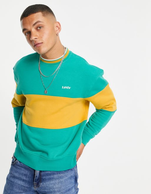 Levis colorblock crewneck best sale