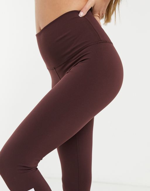 Levi s logo leggings in burgundy