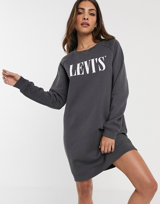 Levi's logo sweatshirt dress