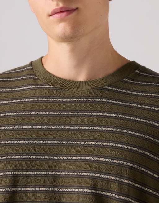 Levi's Long sleeve authentic tee in brown, 3 of 4