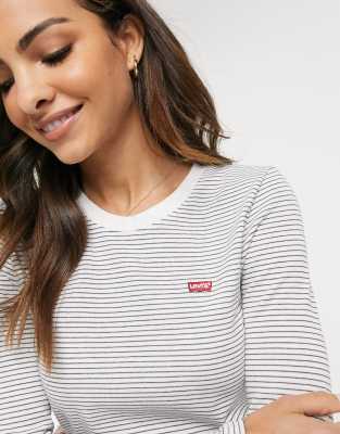 levi's long sleeve baby tee