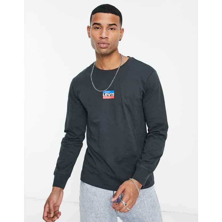 Levis black long sleeve shirt sale