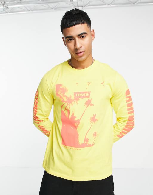 levi's yellow t shirt