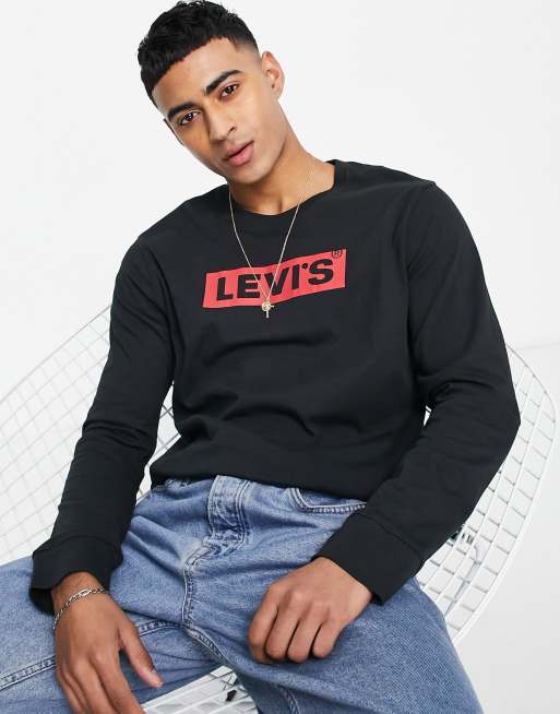 Levis long hotsell sleeve tshirt