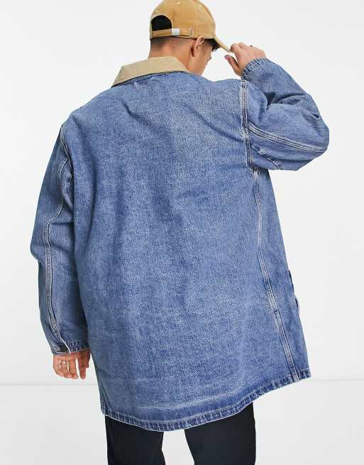 Levi's longline hot sale trucker jacket