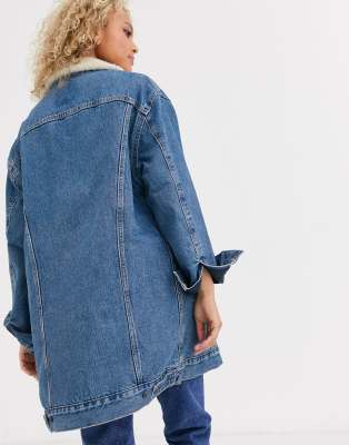 levi's longline denim jacket