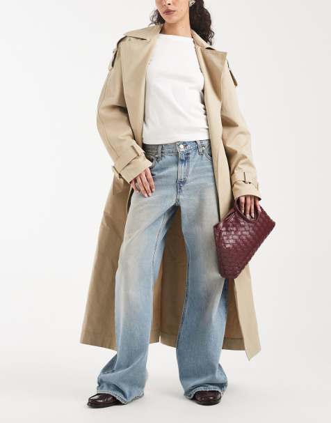 Levi's loose bootcut denim  jeans in yellow tint mid blue - view 1