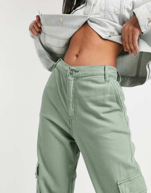 Levi's loose cargo trousers in khaki | ASOS