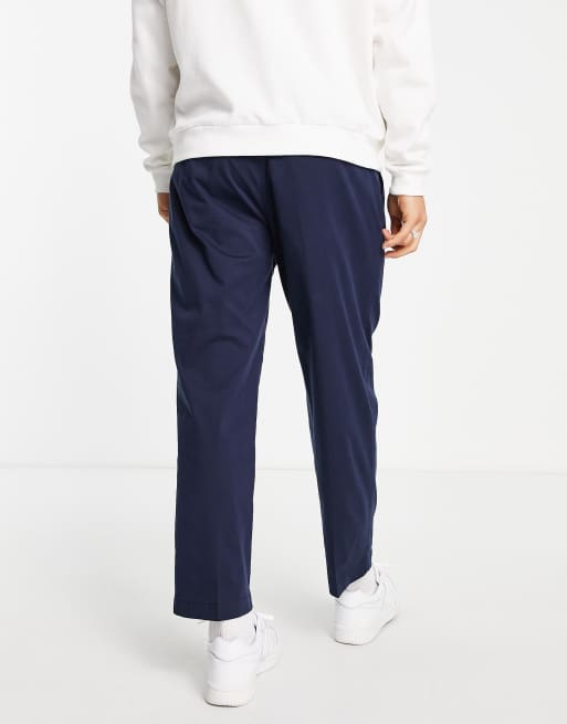 Navy cropped chinos new arrivals