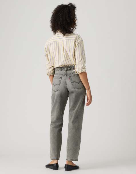 Levi's Loose mid-rise taper jeans in grey - view 1