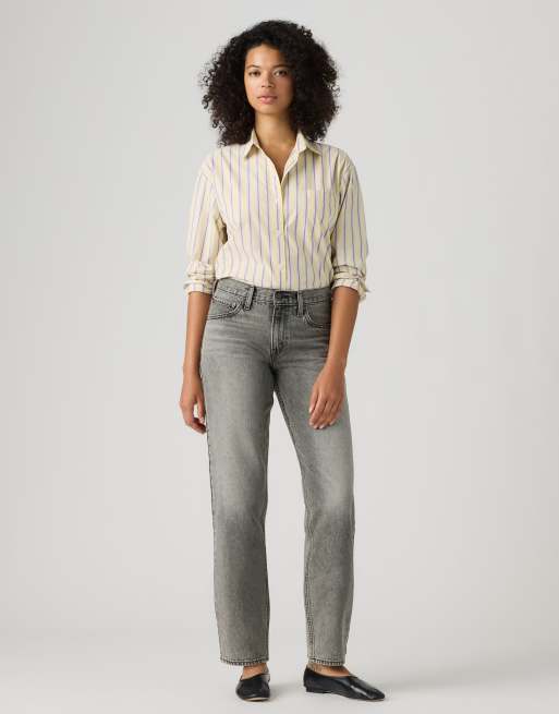 Levi's Loose mid-rise taper jeans in grey, 2 of 4