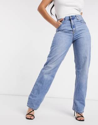 loose straight leg jeans