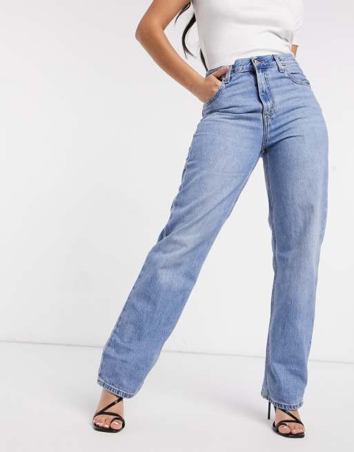 Levi's loose straight leg jean in midwash blue | ASOS