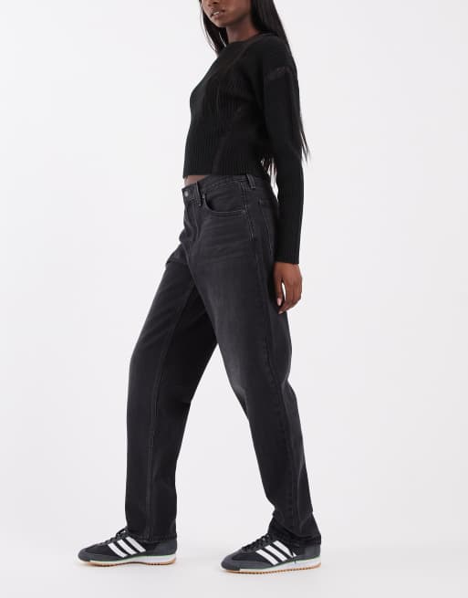 Levi's loose tapered jeans i tvättad svart, 3 av 5