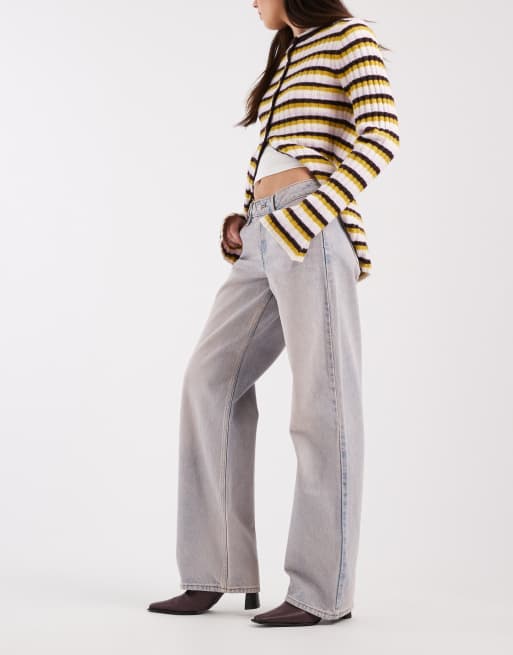 Levi's - Losse jeans met lage taille in lichtblauw , 3 van 5