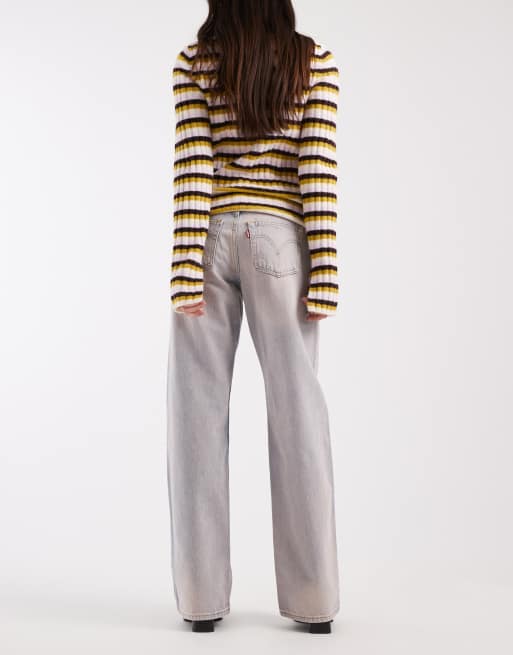 Levi's low loose jeans in light blue , 2 of 5