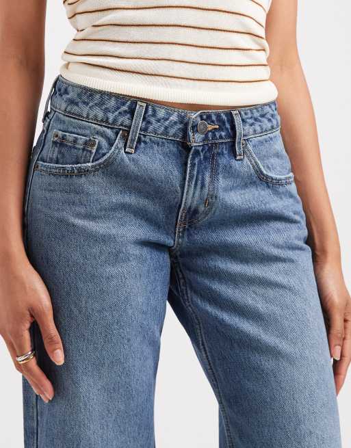 Levi's low loose jeans in mid blue , 5 of 5