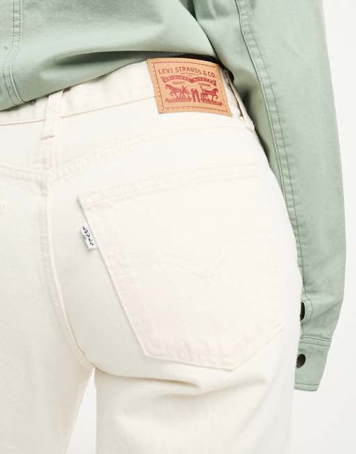 Jeans hot sale bianco levis