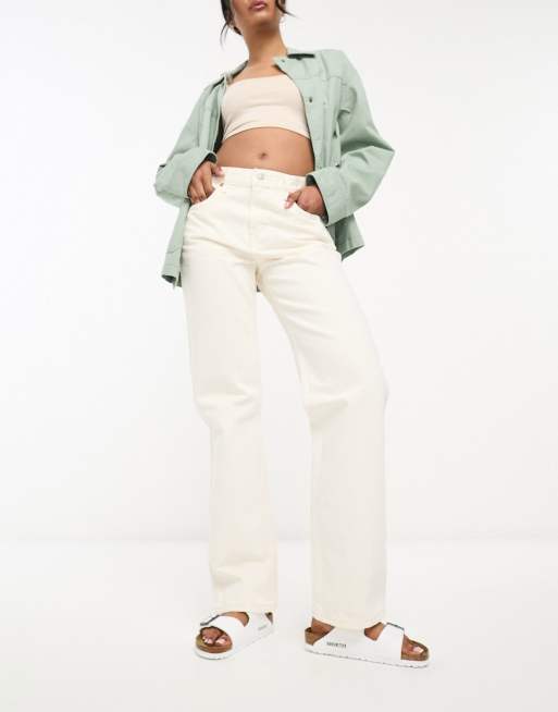 Levi's - Low Pro - Rechte jeans in gebroken wit