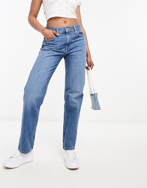 Levi's – Low Pro – Straight Jeans in Mittelblau, 3 von 5