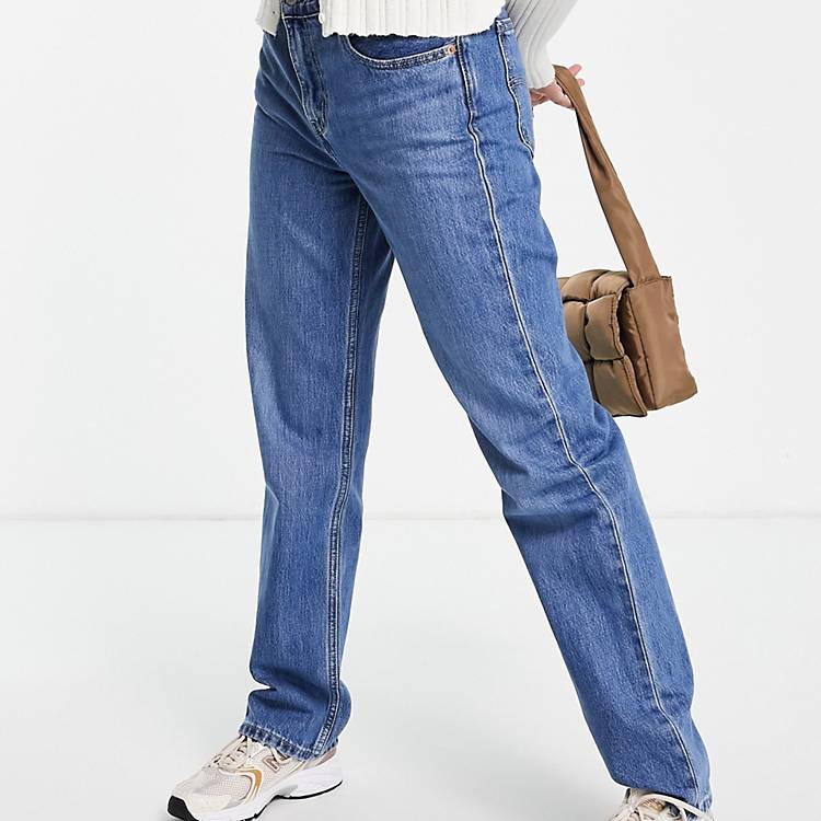 Levi's low pro straight leg jeans in mid wash | ASOS