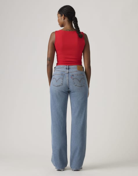 Levi's Low-rise loose jeans in light blue