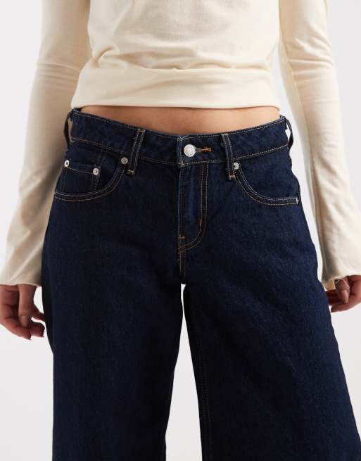 Levi's low-rise loose jeans in neutraal, 4 van 5