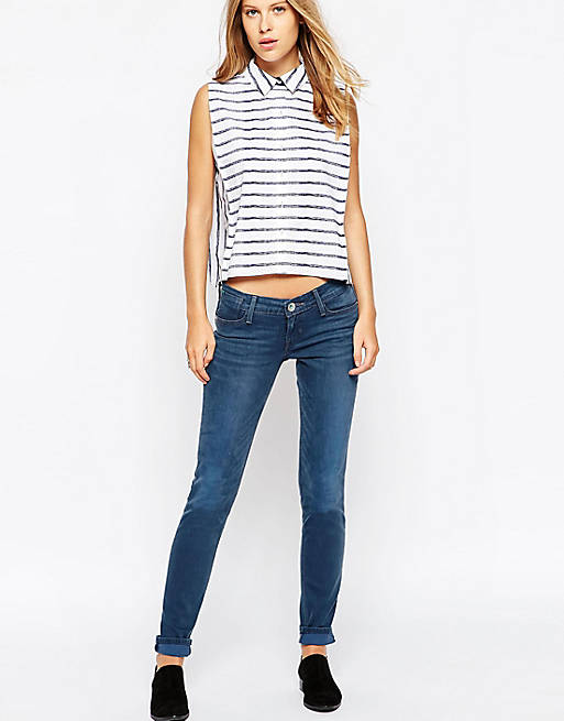 Levi's Low Rise Skinny Jeans In Midnight Fog | ASOS