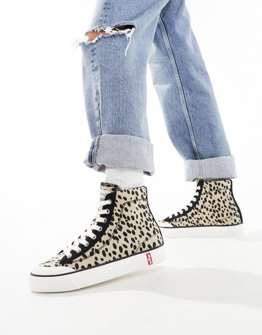 Levi's LS2 Mid sneakers in leopard print