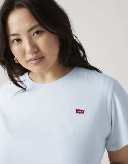 Levi's Lse_pl le t-shirt parfait scarlet smile en bleu, 3 de 4