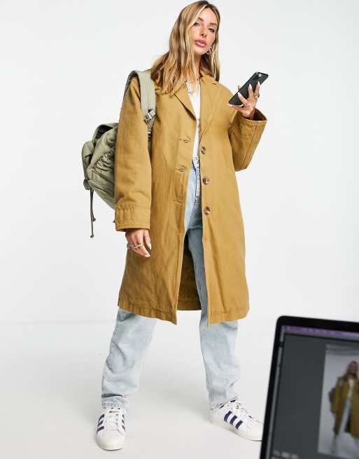 Levi's - Luna - Manteau ajusté teint et rembourré - Tofu doré
