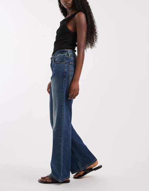 Levi's luźne jeansy middy boot w średnim niebieskim odcieniu, 3 z 5