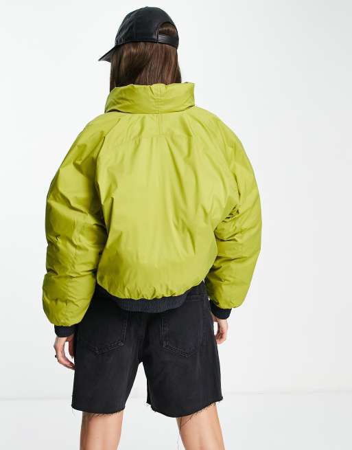 Lydia Reversible Puffer Jacket - Yellow