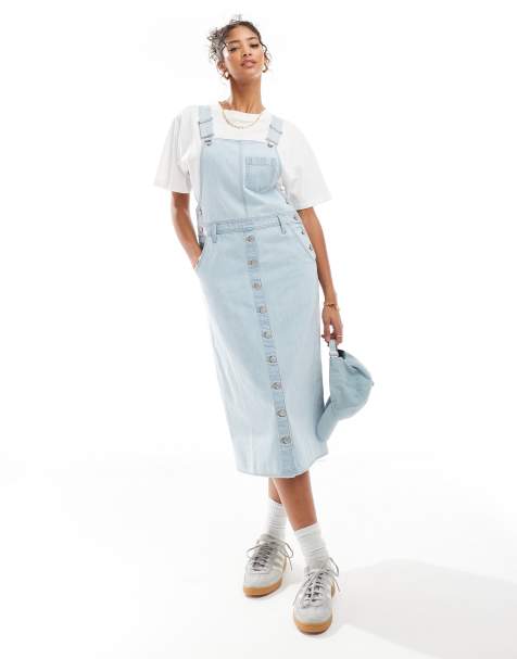 Levi's - Lyseblå midispencer i denim - view 1