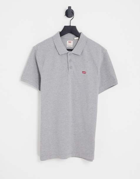 Levi's - Lysegrå poloskjorte med lille logo - view 1