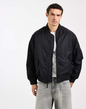 Levis MA-1 bomber jacket in black