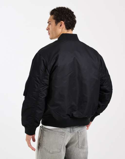 Levi's - MA-1 - Giacca bomber nera, 3 di 5