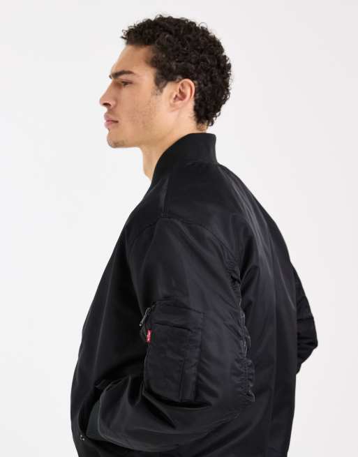 Levi's - MA-1 - Giacca bomber nera, 4 di 5
