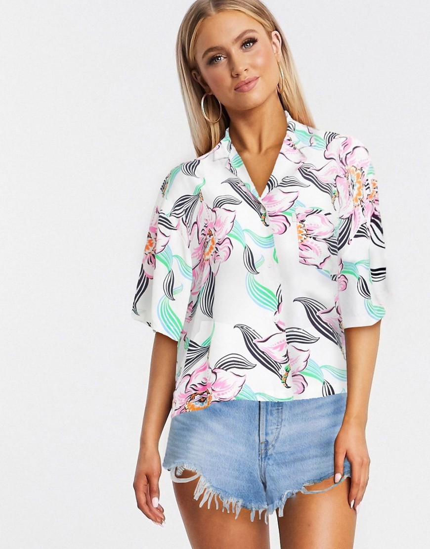 Levis - Mahina - Overhemd met tropische print in meerdere kleuren-Multi