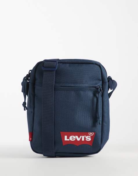 Levi's – Marinblå axelremsväska med liten bågformad logga - view 1