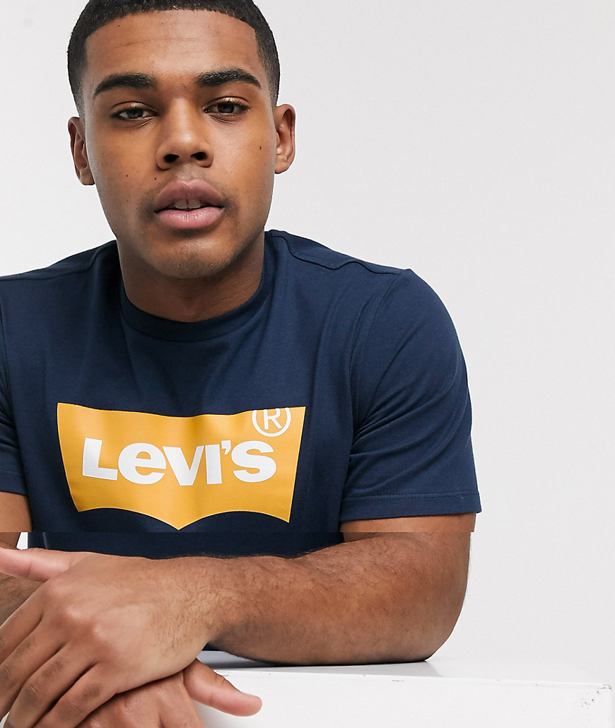Levi's – Marinblå t-shirt med logga
