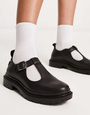 Levi's mary jane shoes in black  - ASOS Price Checker